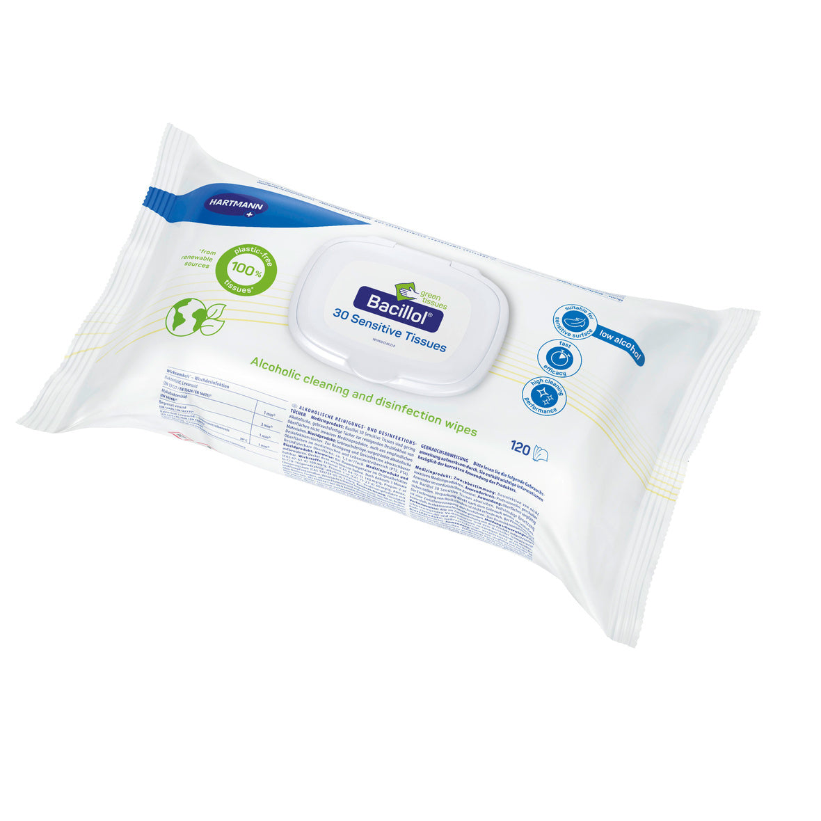 Bacillol 30 Sensitive Desinfektionstücher - 120Stk