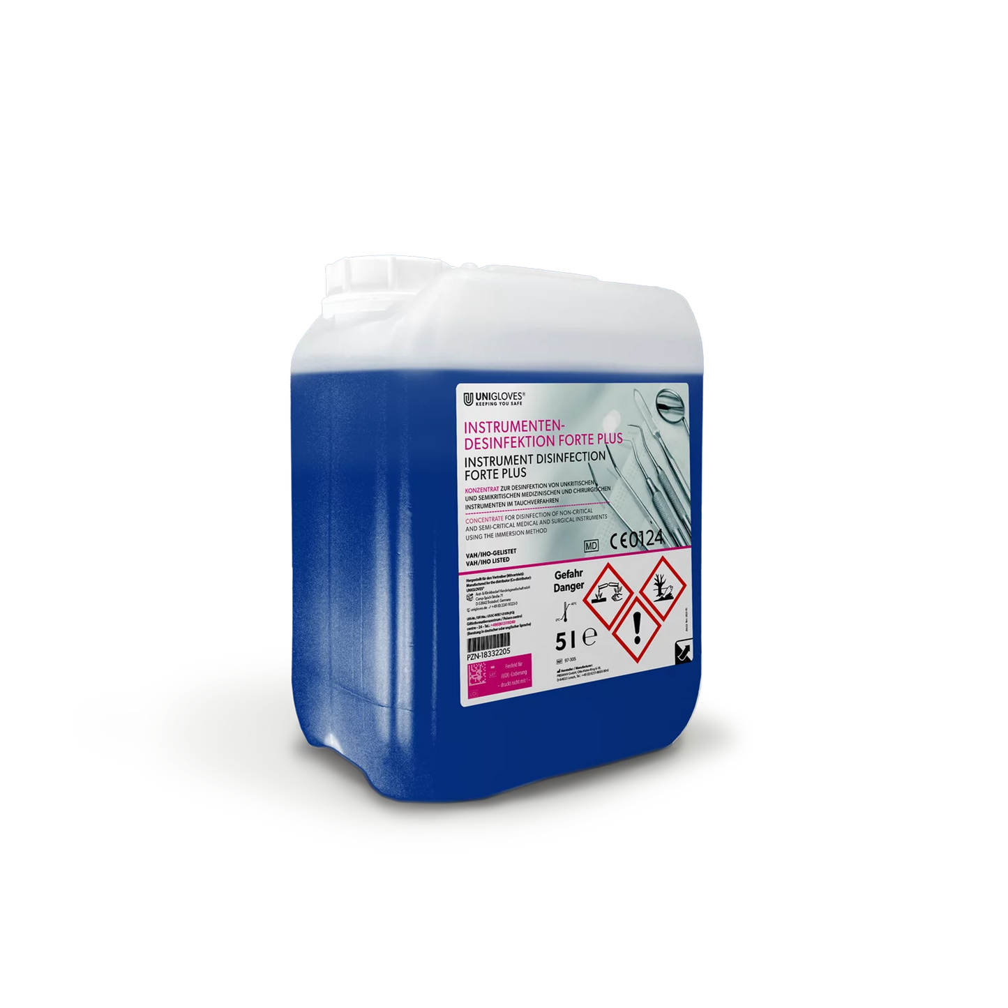 Unigloves Flächendesinfektion Instrumentendesinfektion Forte Plus Konzentrat 5L
