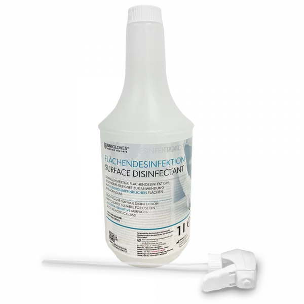 Unigloves Flächendesinfektion alkoholfrei - 1L inkl. Sprühkopf