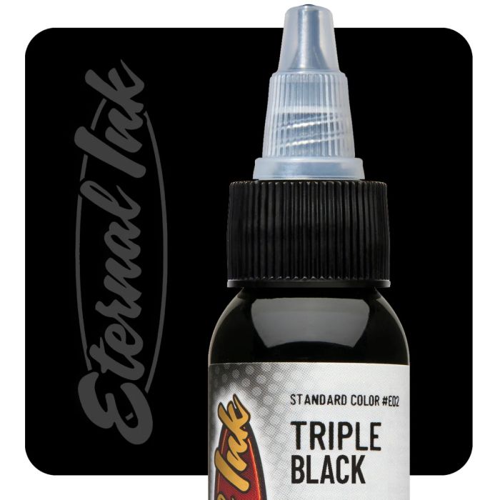 Künstlerfarbe - Eternal Ink Triple Black Tribal 30ml