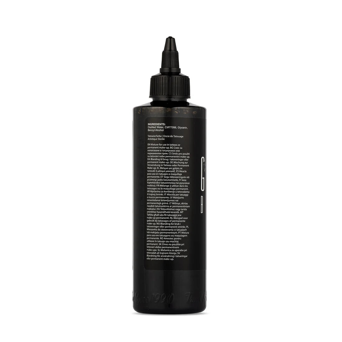 Dynamic Ganga Black Tattoofarbe - 240ml