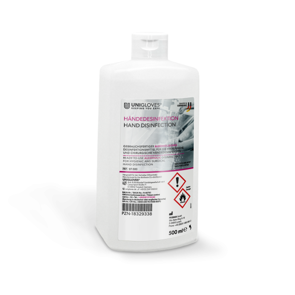 Unigloves Händedesinfektion 500 ml