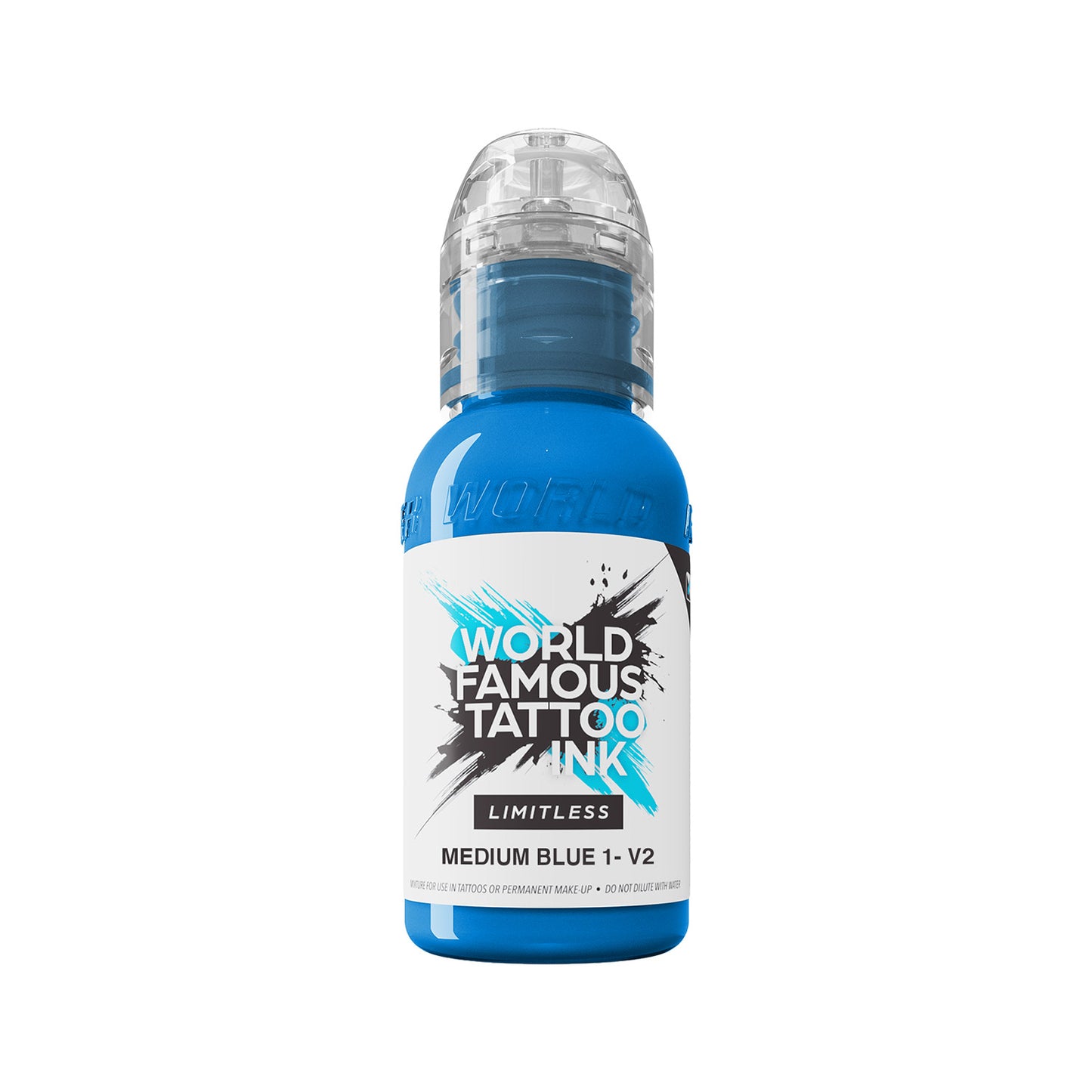 World Famous Limitless Tattoofarbe - Medium Blue 1 - 30 ml