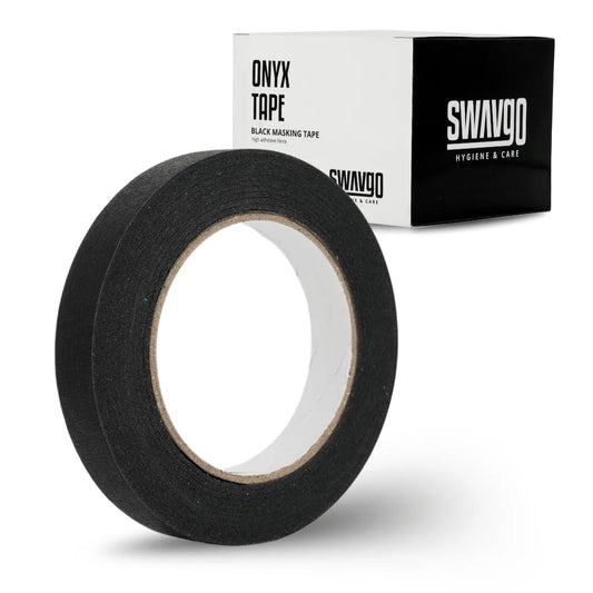 Kreppband / Micropore Tape -19 mm x 50 m - Schwarz