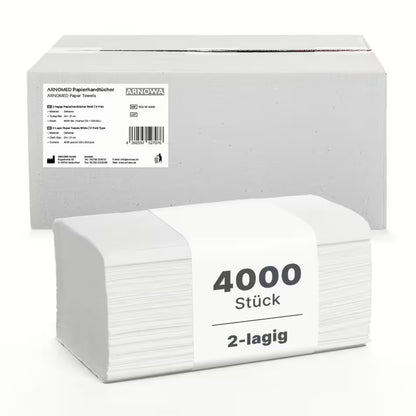 Arnomed Papierhandtücher - 2 lagig - 4000 St.