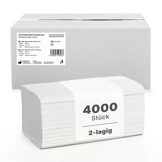 Arnomed Papierhandtücher - 2 lagig - 4000 St.