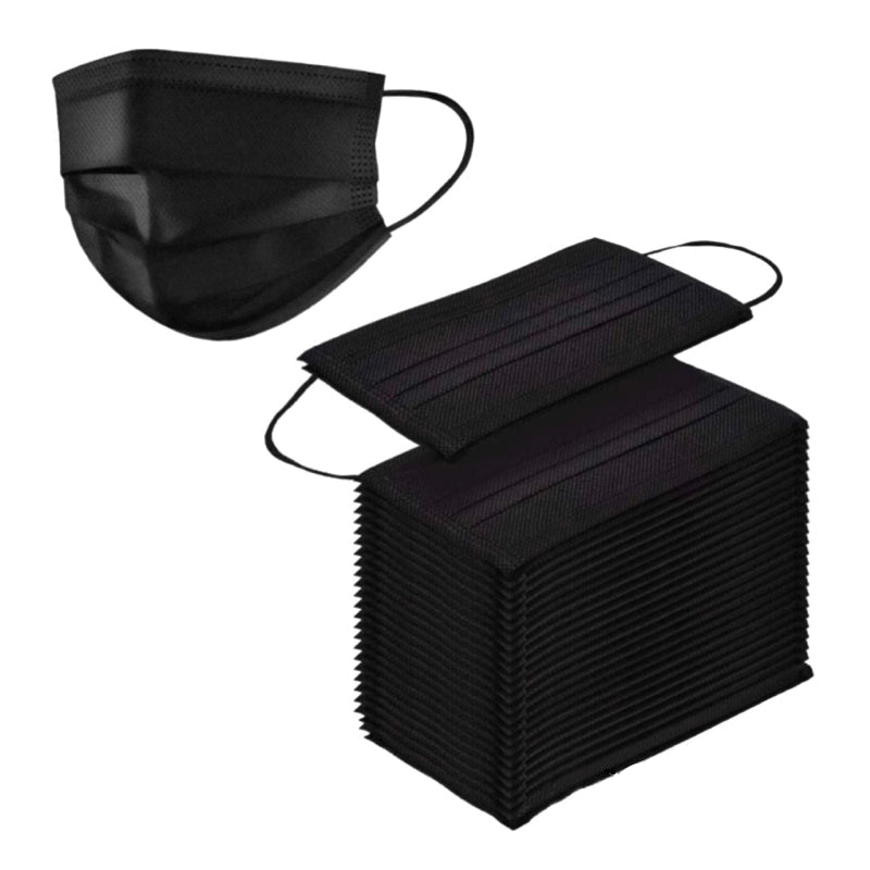 Mundschutz - Schwarz - 50 Stk
