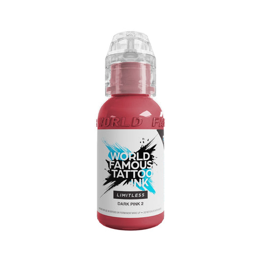 World Famous Limitless Tattoofarbe - Dark Pink 2 - 30 ml