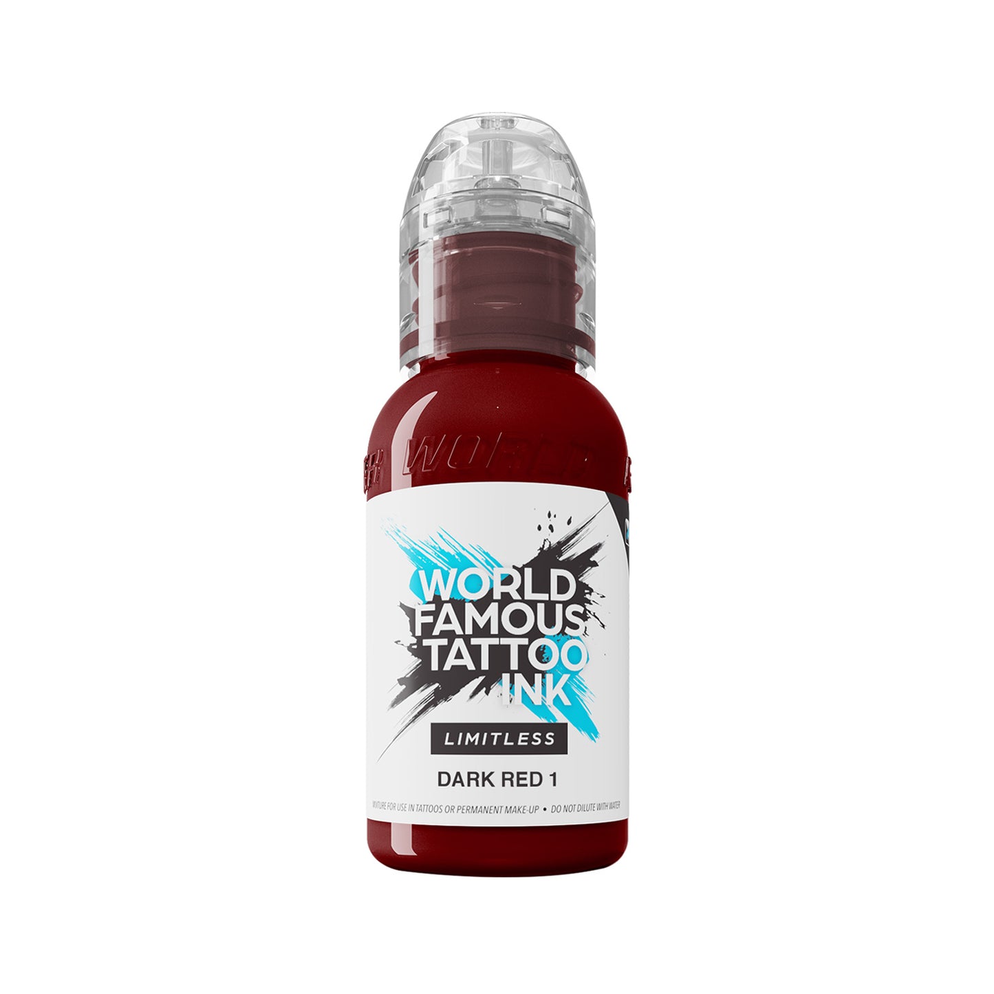 World Famous Limitless Tattoofarbe - Dark Red 1- 30 ml